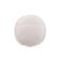 Coussin Rond Mia Dentelles Coton Blanc - L 40 X L 40 X H 0 Cm