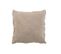 Coussin Carre Dentelles Coton Taupe - L 45 X L 45 X H 0 Cm