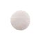 Coussin Rond Dentelles Coton Blanc - L 40 X L 40 X H 0 Cm