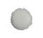 Coussin Rond Velours Coton/lin Blanc - L 50 X L 50 X H 5 Cm