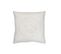 Coussin Soleil Carre Polyester Blanc - L 43 X L 43 X H 14 Cm