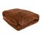 Plaid Cutie Polyester Sienna Marron - L 180 X L 130 X H 2 Cm