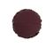 Coussin Rond Velours Coton/lin Mauve - L 50 X L 50 X H 5 Cm