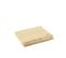 Plaid Irregulier Coton Jaune/beige - L 170 X L 130 X H 0,5 Cm