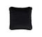 Coussin Alpha Carre Polyester Noir - L 43 X L 42 X H 10 Cm