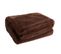 Plaid Cutie Polyester Marron - L 180 X L 130 X H 3 Cm