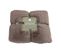 Plaid Cutie Polyester Taupe - L 180 X L 130 X H 4 Cm