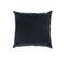 Coussin Zebre Cuir/toile Noir - L 44 X L 43 X H 14 Cm