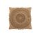 Coussin Bruno Carre Jute/cotton Marron - L 45 X L 45 X H 0 Cm