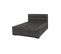 Lit Coffre Boxspring 140x200 Tissu Noir - Kincs