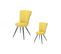 Duo De Chaises Tissu/métal Jaune - Garana