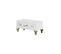 Duo De Table De Chevet 1 Tiroir Laque Blanc Brillant / Or - Seborga - L 60 X L 43 X H 36 Cm