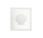 Cadre Coquillage Bois/verre Blanc - L 33 X L 4,1 X H 35,5 Cm