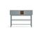 Console 2 Tiroirs Laque Gris/bois - Teulat Corvo