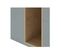 Buffet 1 Porte 3 Tiroirs Laque Gris/bois - Teulat Corvo