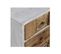 Commode 3 Tiroirs Bois/blanc - Maelys