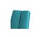 Quatuor De Chaises Tissu Turquoise - Anala