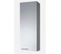 Meuble Sous Vasque 2 Portes Battantes + Vasque 50 Cm + Miroir + Colonne Blanc Brillant - Cepkon