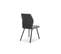 Quatuor De Chaises Gris/noir - Lope