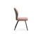 Quatuor De Chaises Corail/noir - Lope