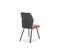 Quatuor De Chaises Corail/noir - Lope