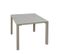 Table D'appoint Carrée En Aluminium Taupe 50 Cm - Nihoa