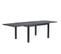 Table De Repas Extensible En Aluminium Gris Anthracite 135-270 Cm - Nihoa