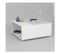 Table Basse Relevable Blanc Laqué/ LEDs - Esprit