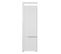 Armoire 2 Portes Blanc Brillant à LED - Kiele - L 60 X L 39 X H 195.5 Cm