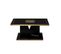 Table Basse Noir Brillant/or - Nahesa - L 110 X L 60 X H 44 Cm