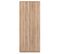 Armoire 2 Portes Battantes Chêne Clair - Qiz - L 78 X L 52 X H 194 Cm