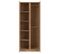 Armoire 2 Portes Battantes Bois Clair - Qiz - L 78 X L 52 X H 194 Cm