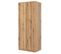 Armoire 2 Portes Battantes Bois Clair - Qiz - L 78 X L 52 X H 194 Cm