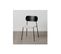 Quatuor De Chaises Tissu Beige/bois Noir - Beret