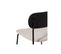 Quatuor De Chaises Tissu Beige/bois Noir - Beret