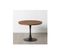 Table De Repas Ronde Bois/noir 100 Cm - Aritio