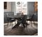 Table De Repas Ovale 230 Cm Bois Noir - Unys