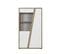 Vaisselier 2 Portes Bois/blanc - Pura