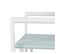 Lot de 2 Fauteuils De Jardin Aluminium Blanc/vert D'eau - Dirlo