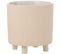 Cache-pot Beige Argile 20,5x20,5x21,5cm