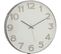 Horloge Murale Gris Plastique 39x4,5x39cm