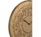 Horloge Murale Bronze Metal 57,5x2,5x57,5cm