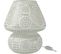 Lampe De Chevet Blanc Verre 24x24x30 cm