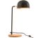 Lampe Bois Clair Fer 23x18x48cm