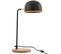 Lampe Bois Clair Fer 23x18x48cm