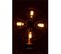 Lampe Marron Fer 43x29x56cm