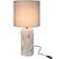 Lampe Gris Ciment 29x29x59cm