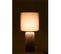 Lampe Gris Ciment 29x29x59cm