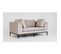 Sofa Métal Beige 171x98x69cm