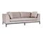 Sofa Métal Beige 230x98x67cm